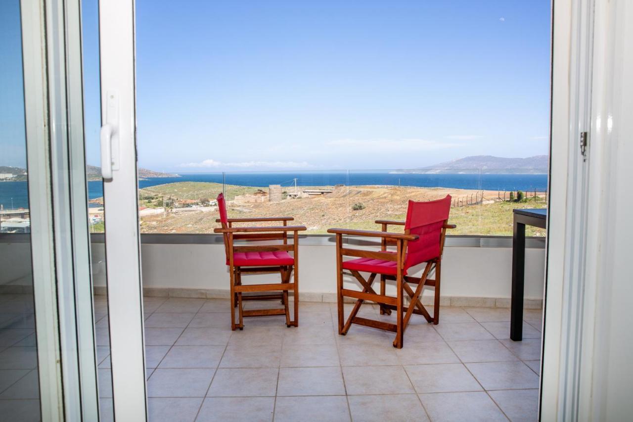 Komfort City Apartment "Elias" Mit Meerblick In Lavrio Kültér fotó