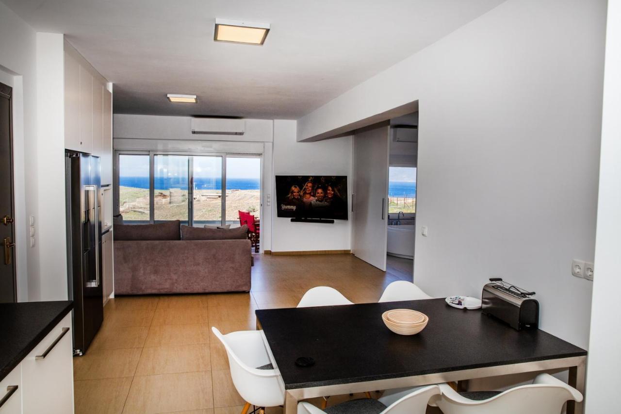 Komfort City Apartment "Elias" Mit Meerblick In Lavrio Kültér fotó