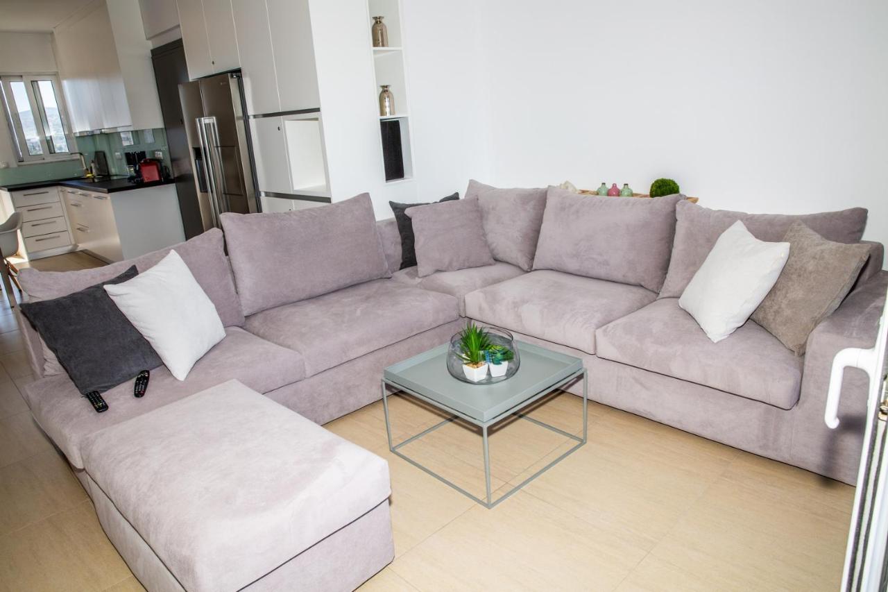 Komfort City Apartment "Elias" Mit Meerblick In Lavrio Kültér fotó