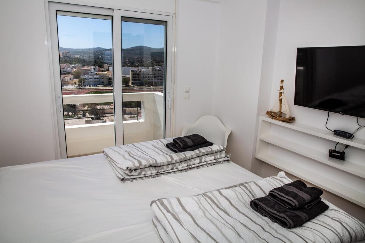 Komfort City Apartment "Elias" Mit Meerblick In Lavrio Kültér fotó