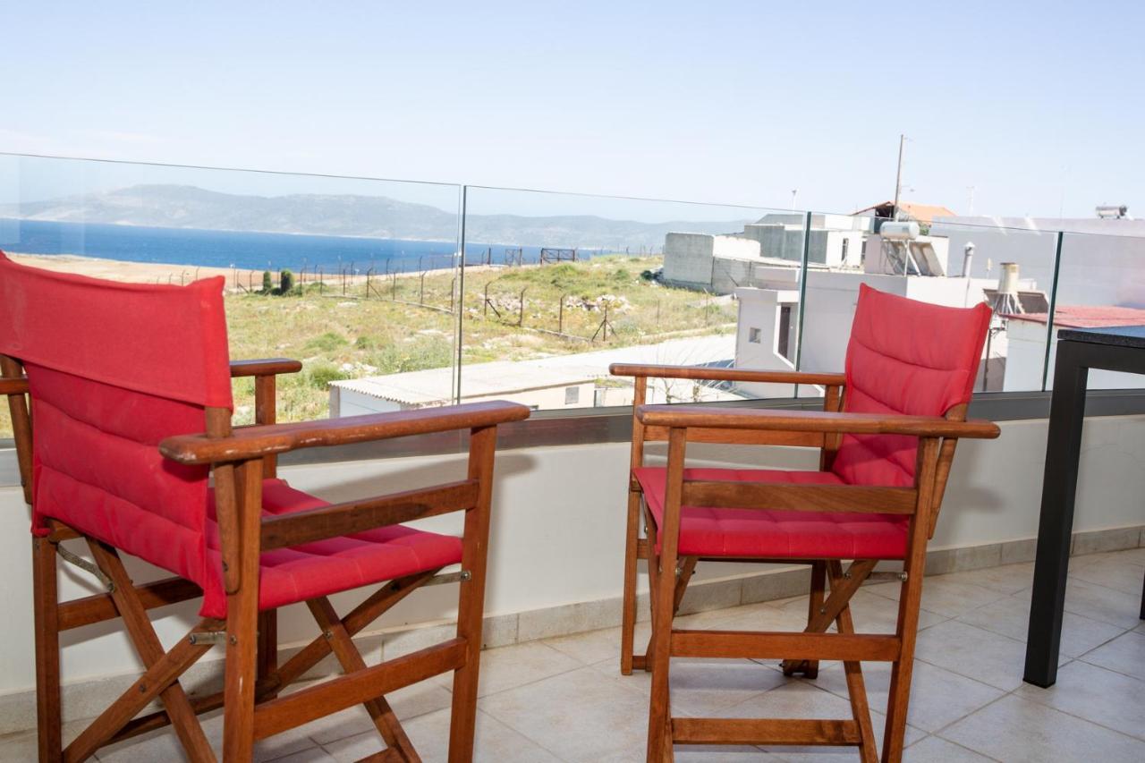 Komfort City Apartment "Elias" Mit Meerblick In Lavrio Kültér fotó